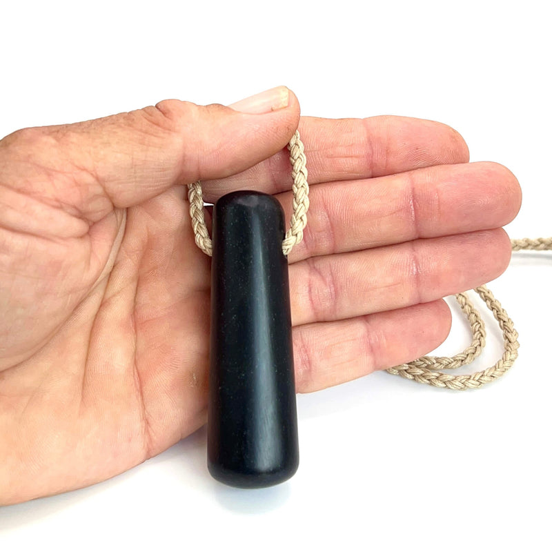 Obsidian Bound Amulet Pendant