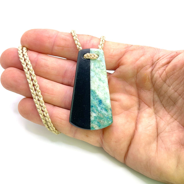 Aotea & Obsidian Fusion Pendant