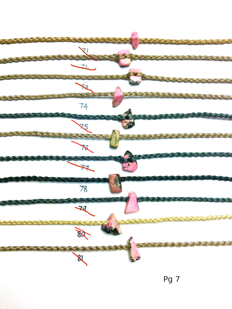 Gemstone Anklets