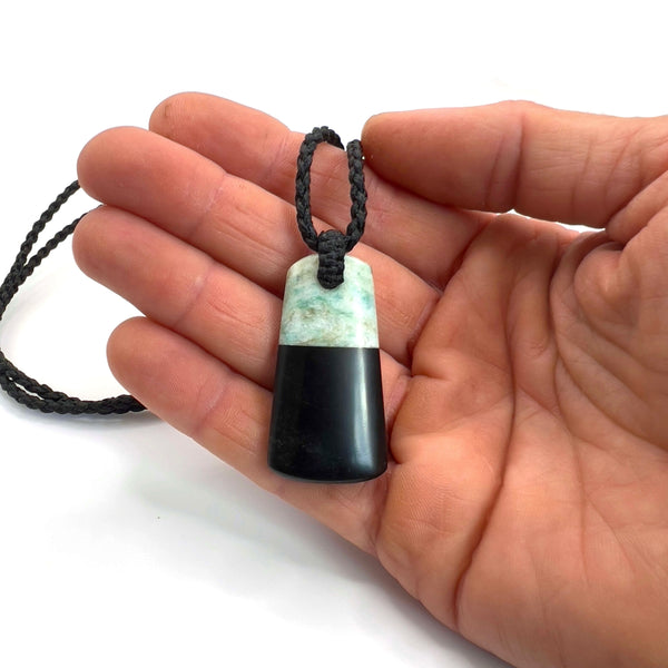 Aotea & Obsidian Fusion Pendant