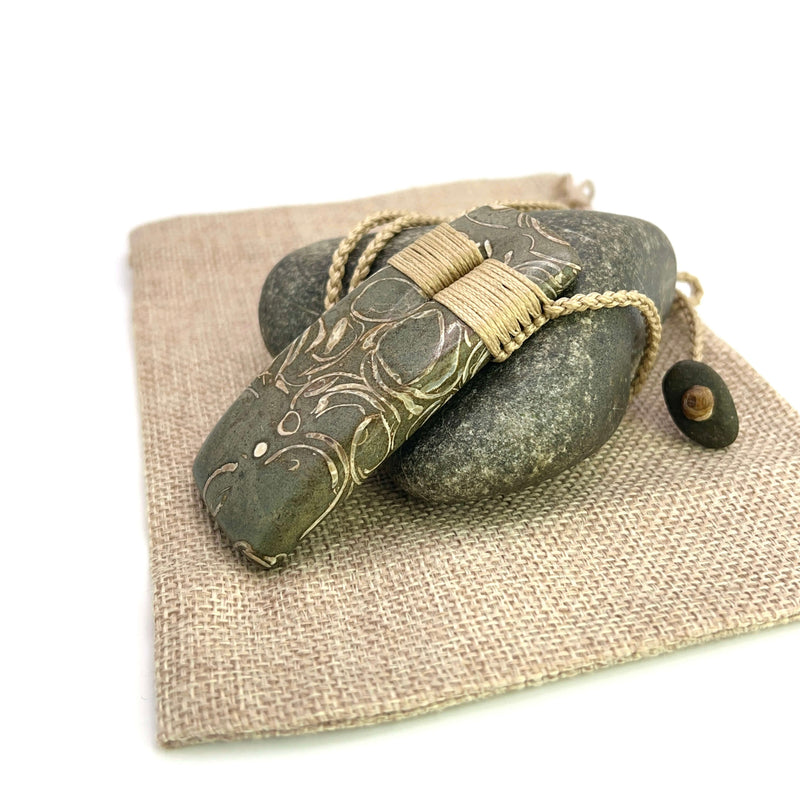 Fossilised Shell Toki Pendant