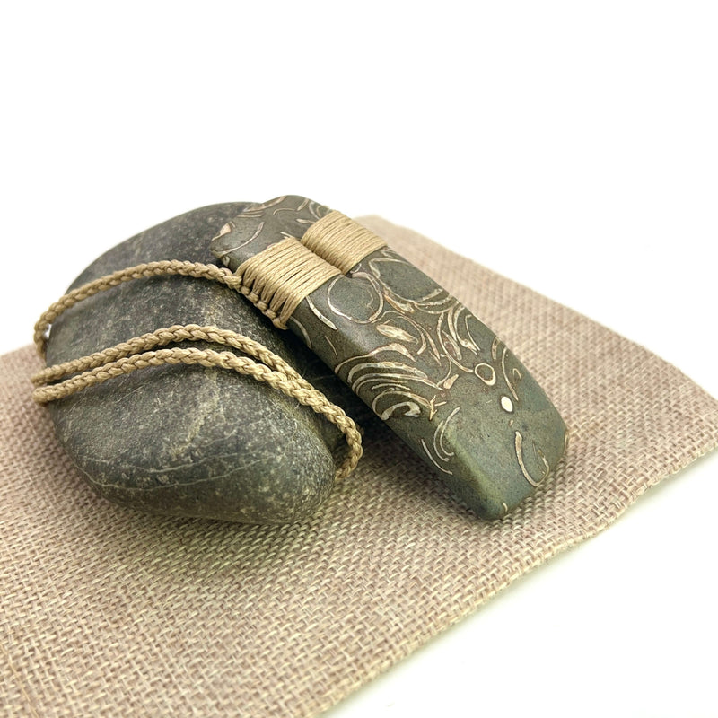 Fossilised Shell Toki Pendant