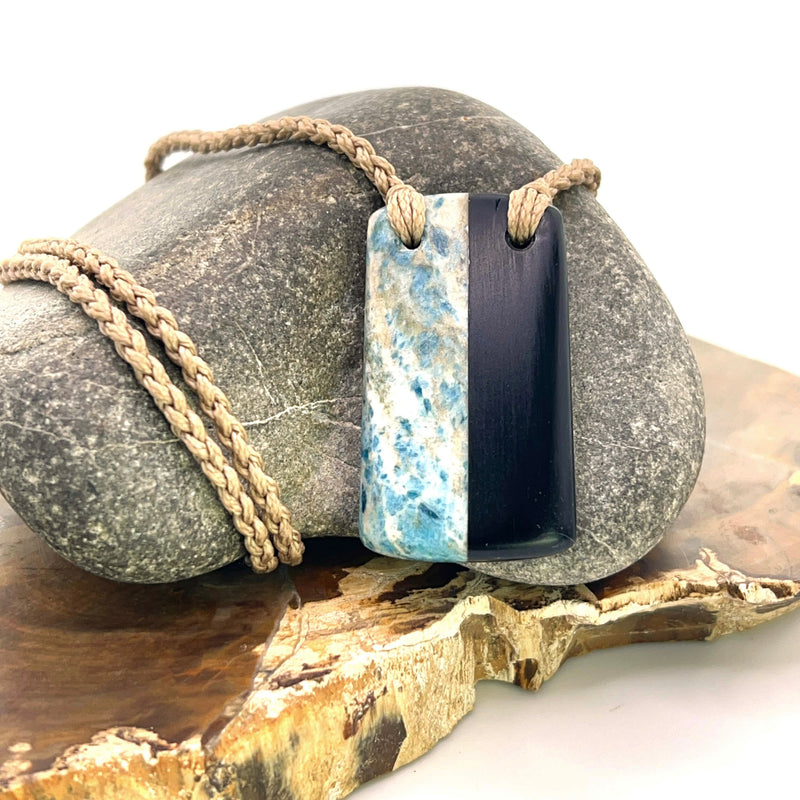 Aotea & Obsidian Fusion Pendant