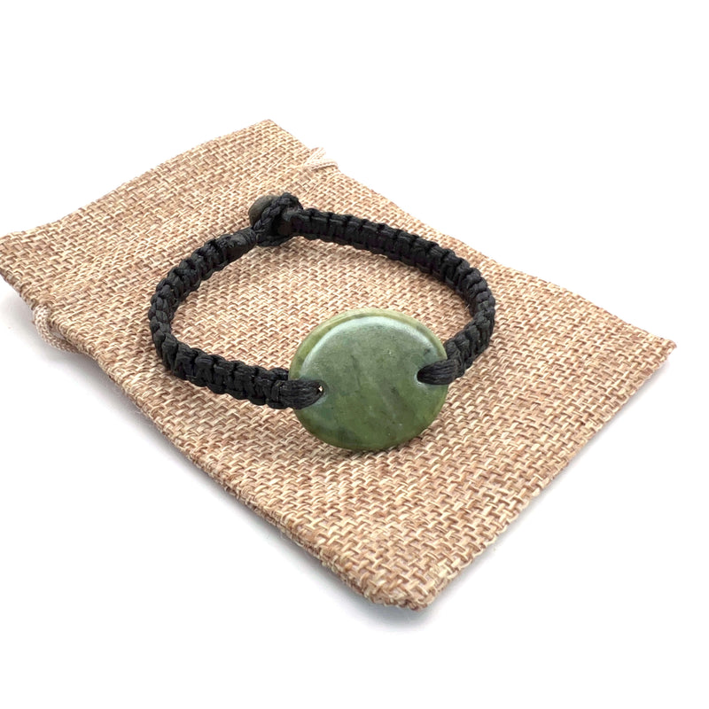 Pounamu Disc Bracelet - Large