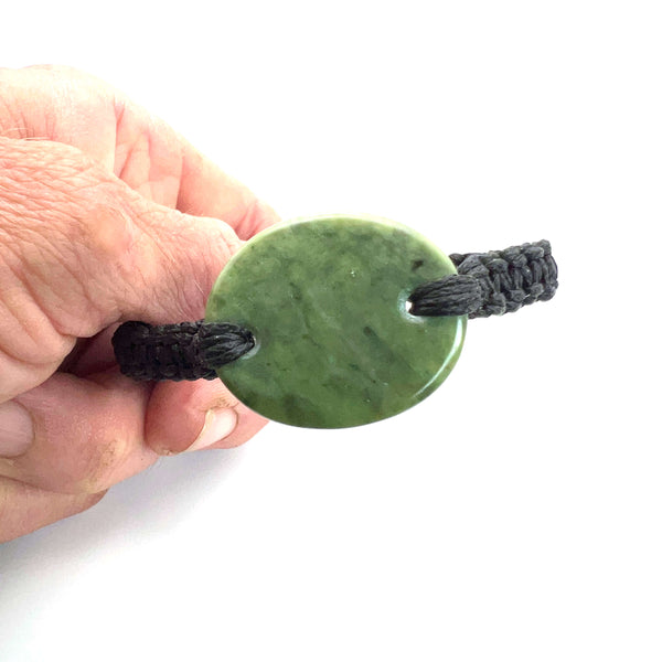 Pounamu Disc Bracelet - Large