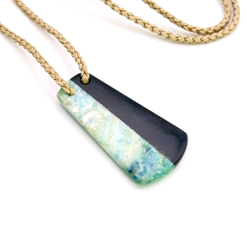 Aotea & Obsidian Fusion Pendant