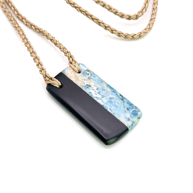 Aotea & Obsidian Fusion Pendant