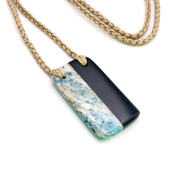 Aotea & Obsidian Fusion Pendant