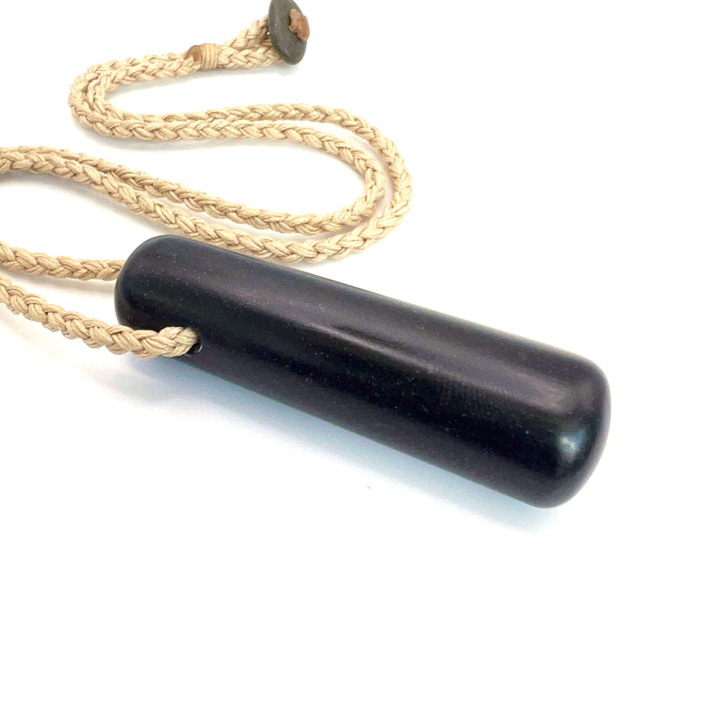 Obsidian Bound Amulet Pendant