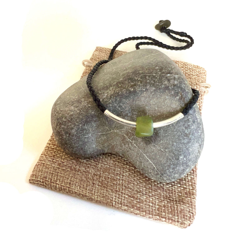 Pounamu Tube Necklace