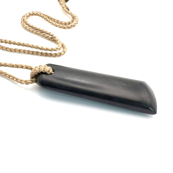 Obsidian Bound Droplet Pendant