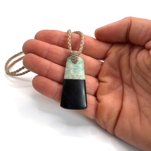 Aotea & Obsidian Fusion Pendant