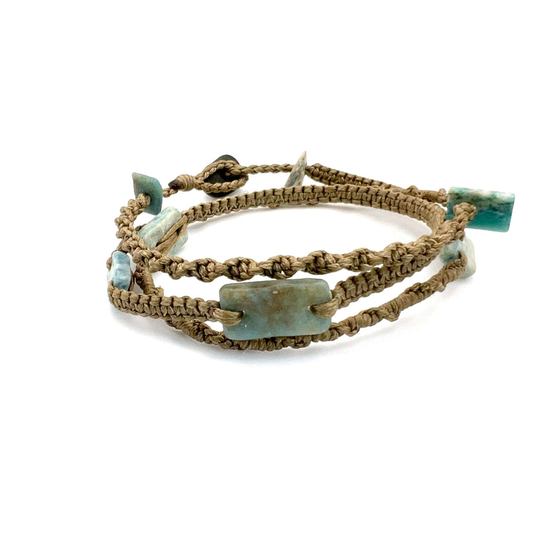 Gemstone Wrap Bracelet