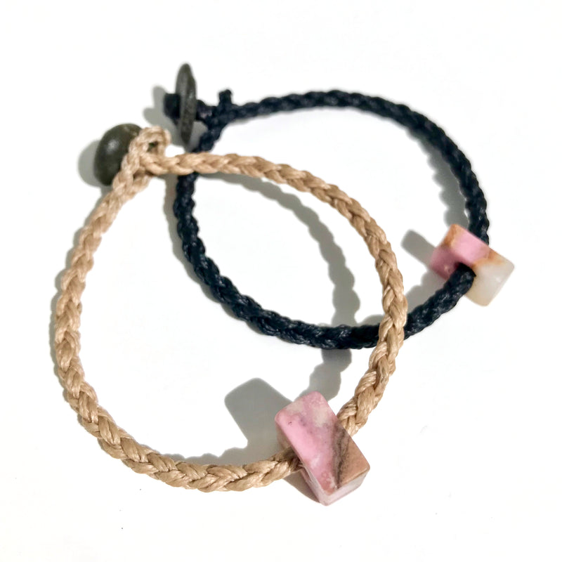 Muka Pito Tie & Bead Charm Bracelet Set