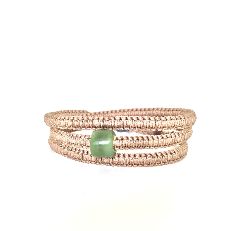 Pounamu (Nephrite Jade) Wrap Bracelet