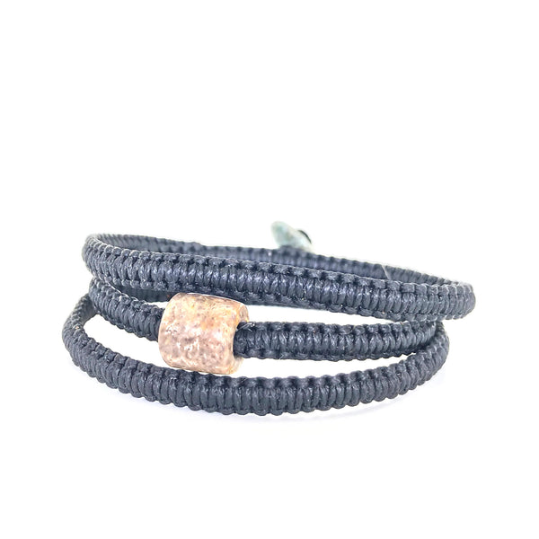 Chrysanthemum Stone Wrap Bracelet