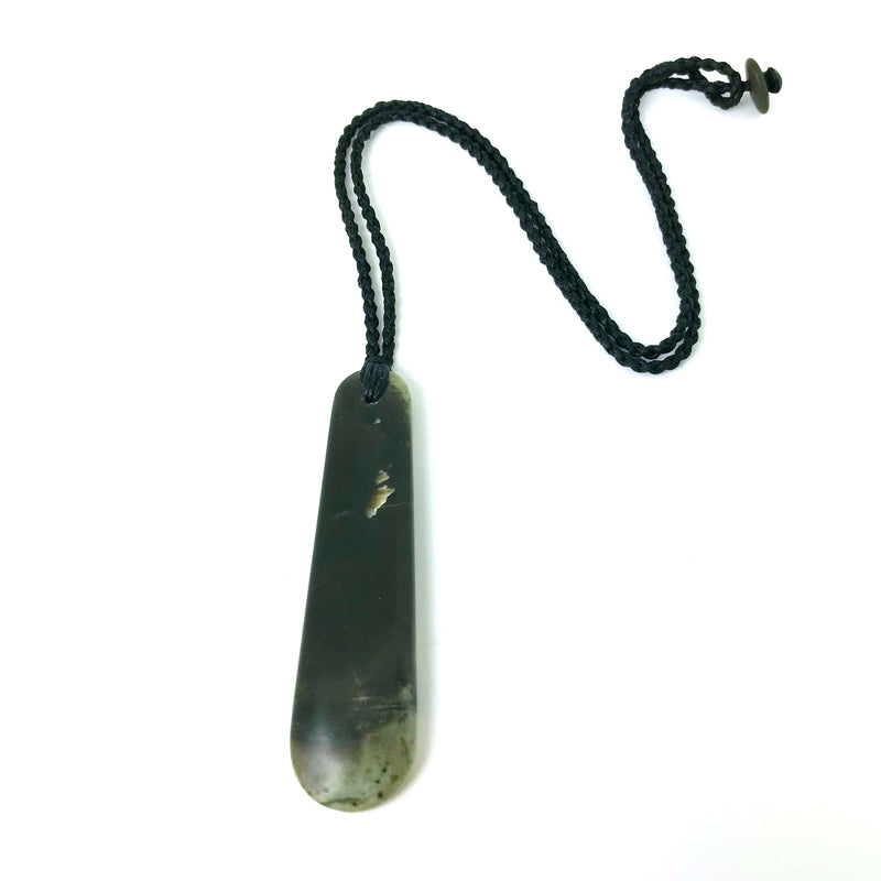 Pounamu (Nephrite Jade) Roimata Pendant